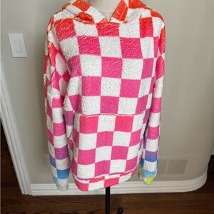 Colorful Checkered Hoodie